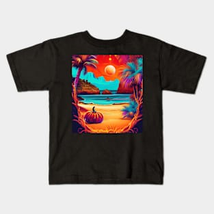 summer pumpkin Kids T-Shirt